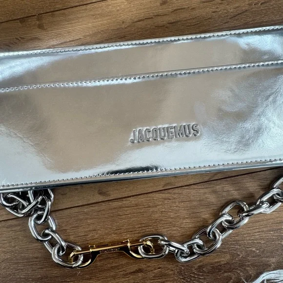 Jacquemus Silver Patent Leather Bag - Picture 3 of 5